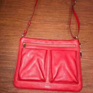 Fossil Piper Crossbody Red